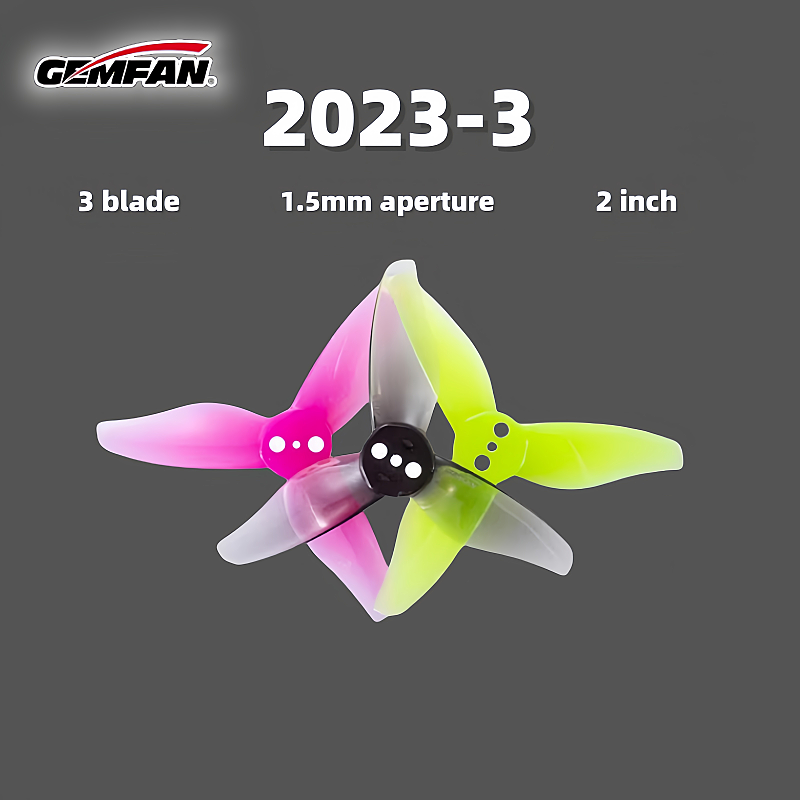 Drone Racing Gate - Gemfan 2023 Трехлопастной 2-дюймовый пропеллер 3-лопастной