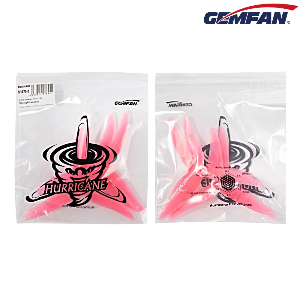 10 пар (10CW + 10CCW) Gemfan J – обзор и цена Drone Racing Propeller