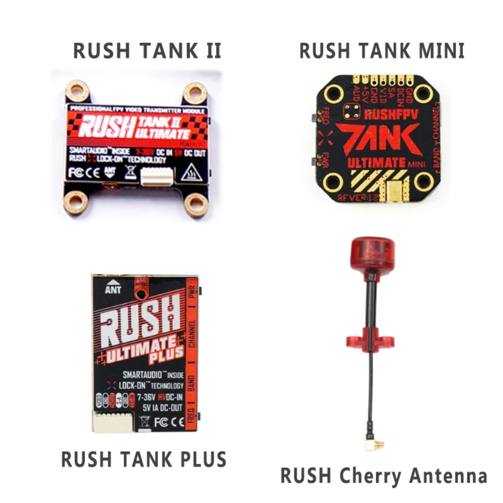RUSH TANK Ultimate II/Mini/PLU – обзор и цена Drone Racing Receiver